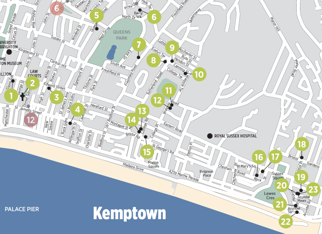 Kemptown Artists Open Houses   Kemptown Map 2017 1024x746 