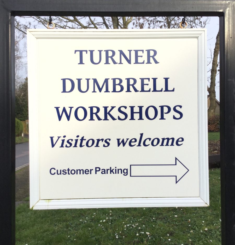  A picture of the workshop sign guiding people to the studios