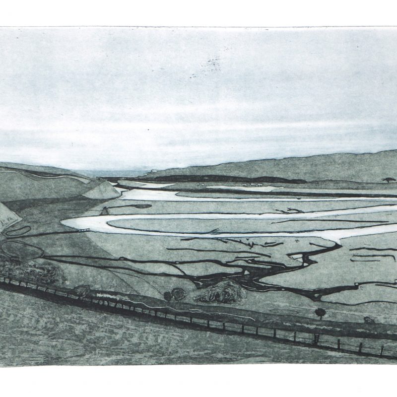 A view of the Cuckmere river from East Dean Road