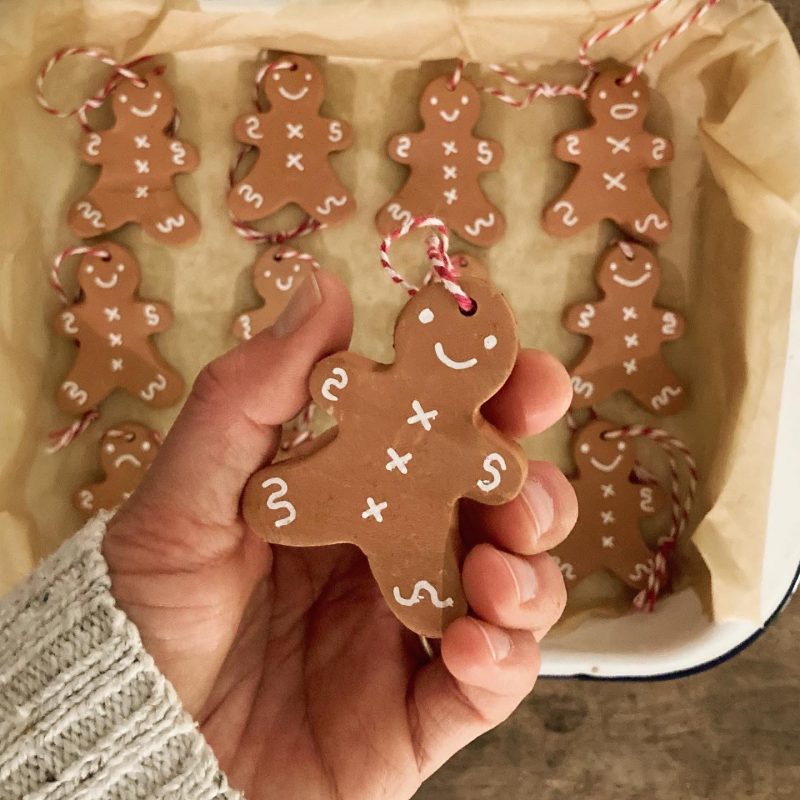 Terracotta gingerbread man