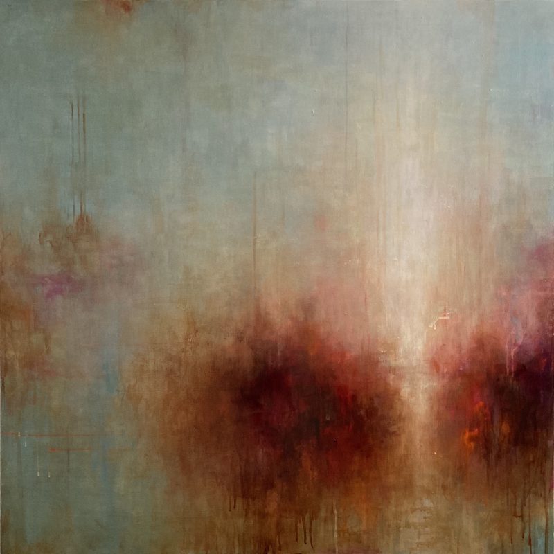 Atmospheric Abstract Oil Painting