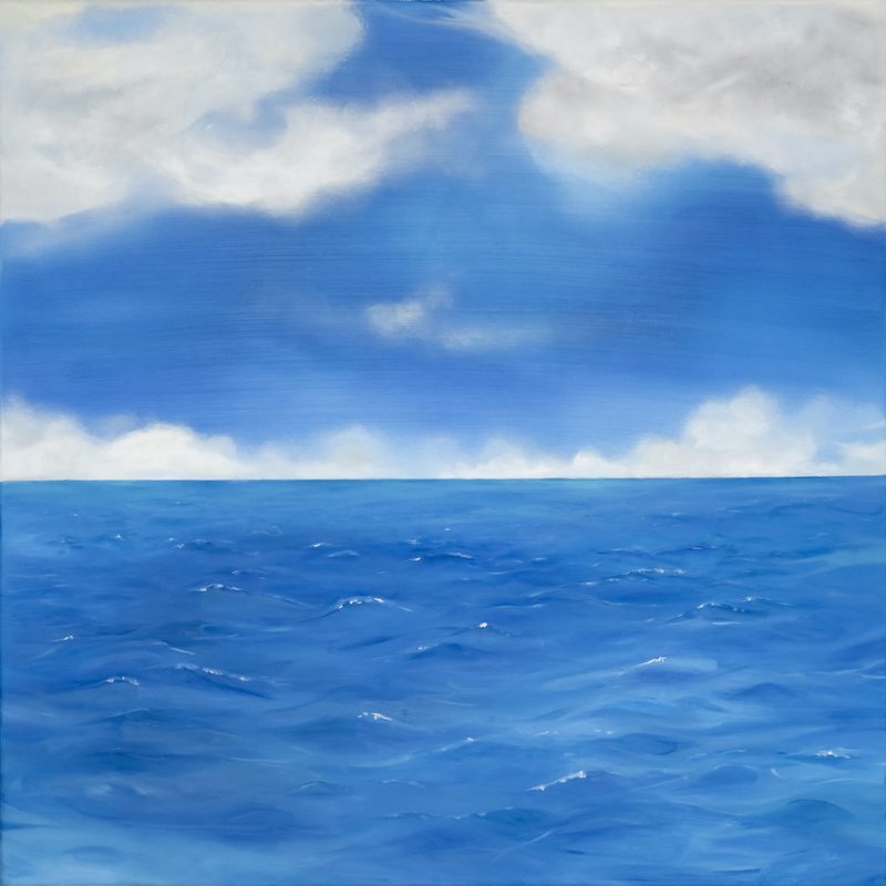 blue ocean oil painting
