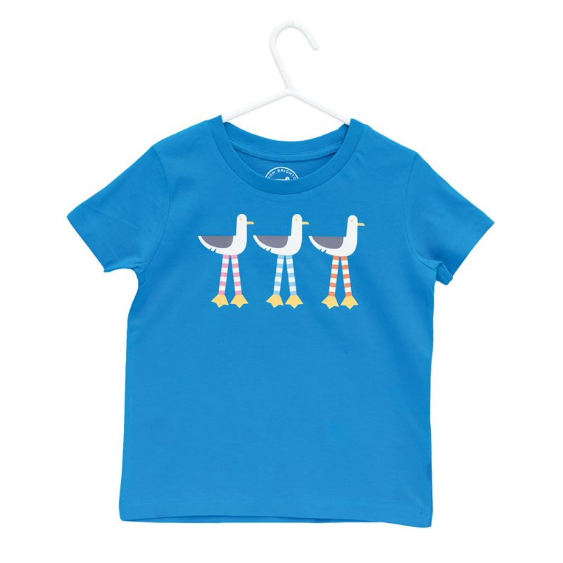 Childrens t-shirt in organic cotton with a print of 
