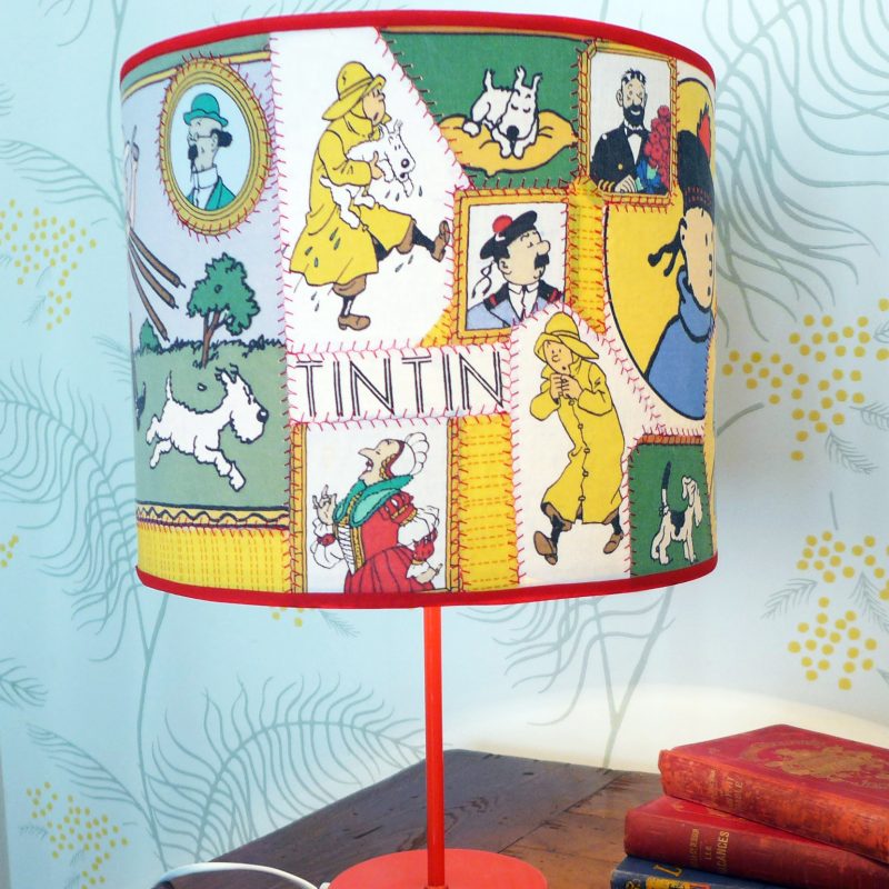 patchwork lampshades made to order - childrens fabrics