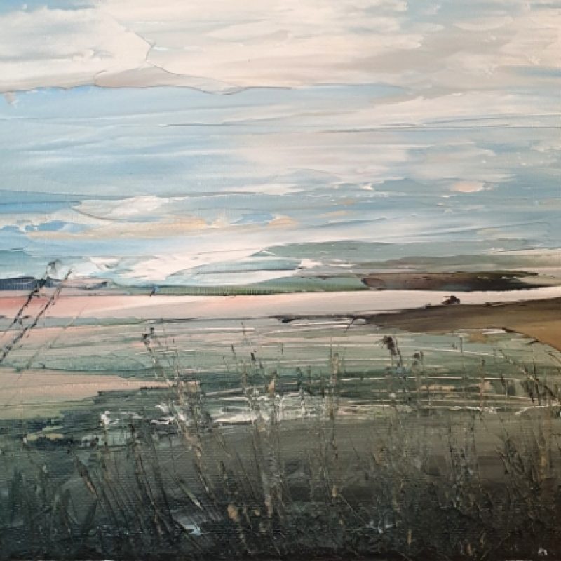 abstract landscape art, inspired by walks on the Downs near Saltdean