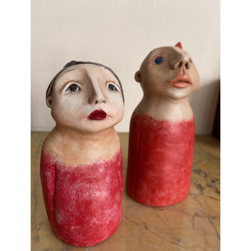 Ceramic Figures by Aysenil Senkul
