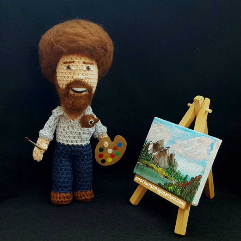 A lovingly crafted tribute to the late, great, legendary artist and beautiful human that was Bob Ross.