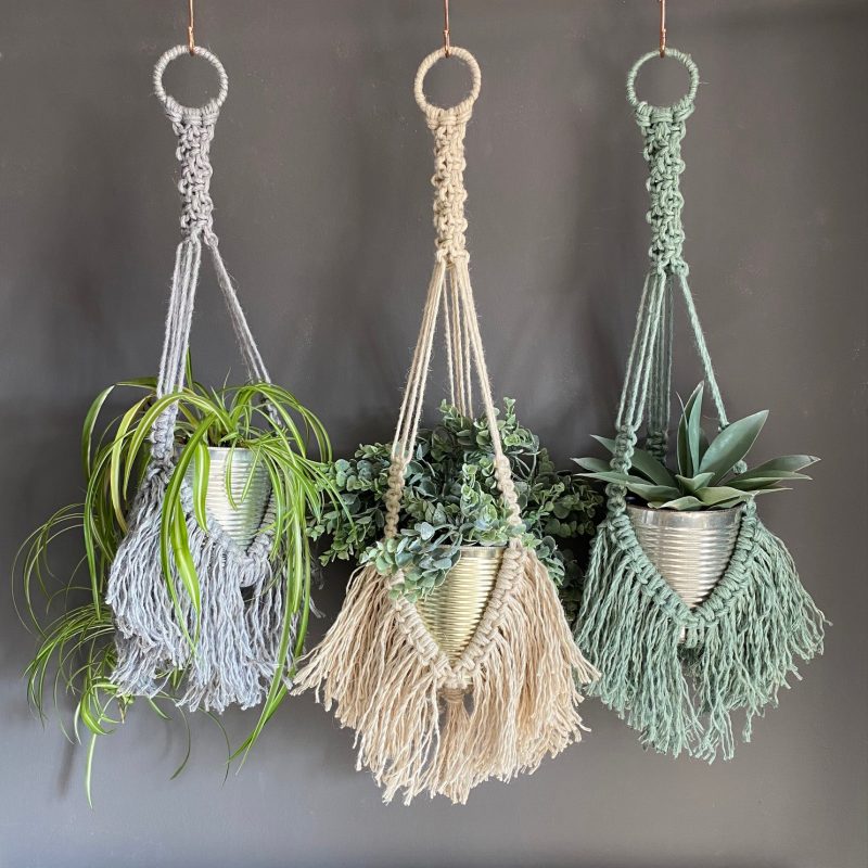 macrame plant hangers