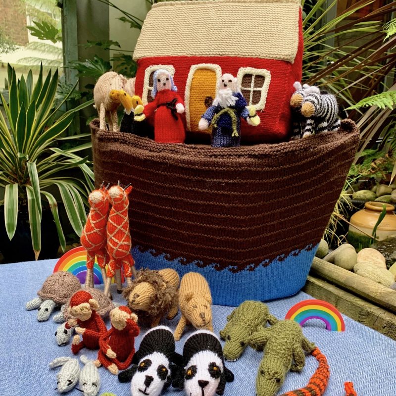Knitted Noah's Ark Figures