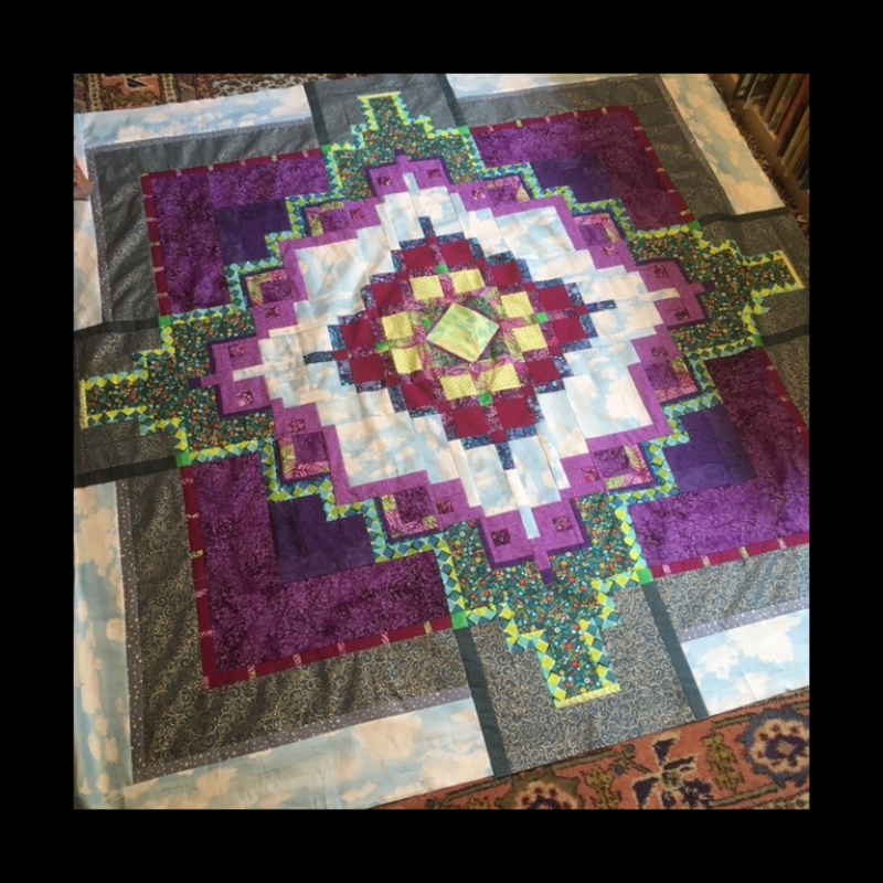 Large handmade quilt