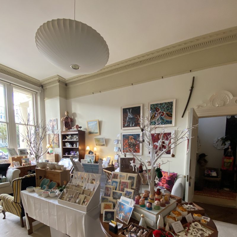 We have 17 artists showing across multiple rooms of this beautiful ground floor Grade II listed house. 10 Palmeria Sq, Hove, BN3 2JB. Doors open at 11.00am until 5.00pm each day.