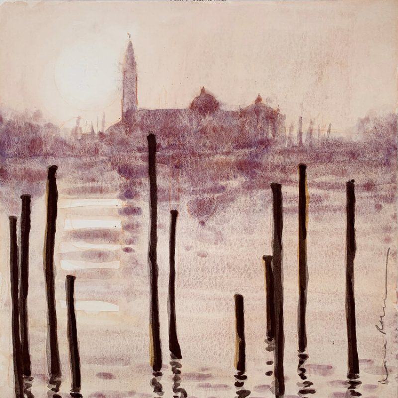 Venice Lagoon in Morning Mist