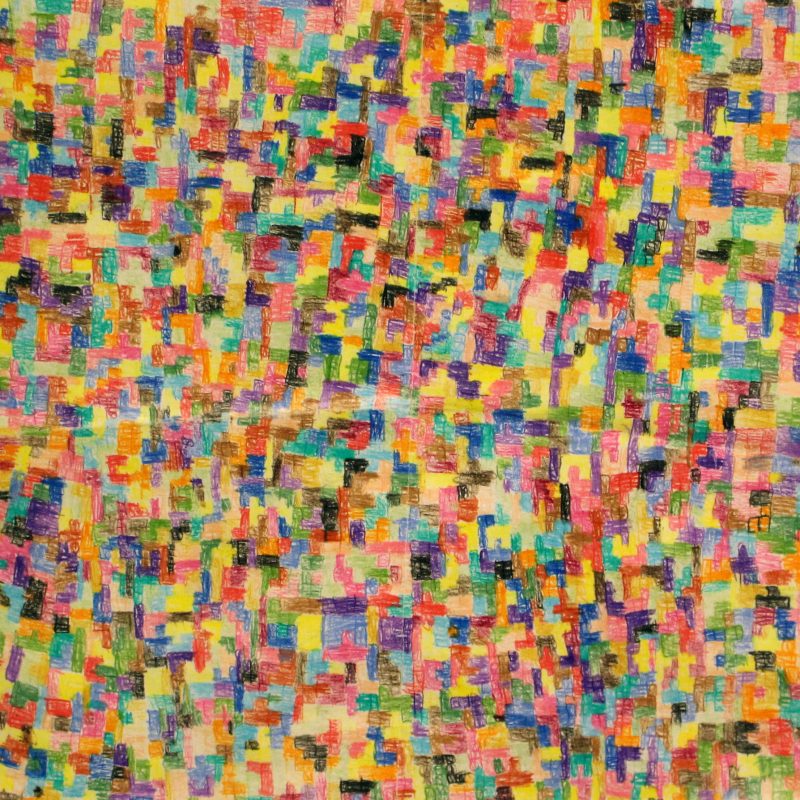 Tiny multicoloured squares