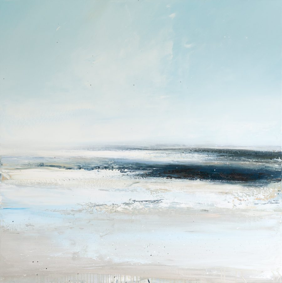 Contemporary abstract seascape painting