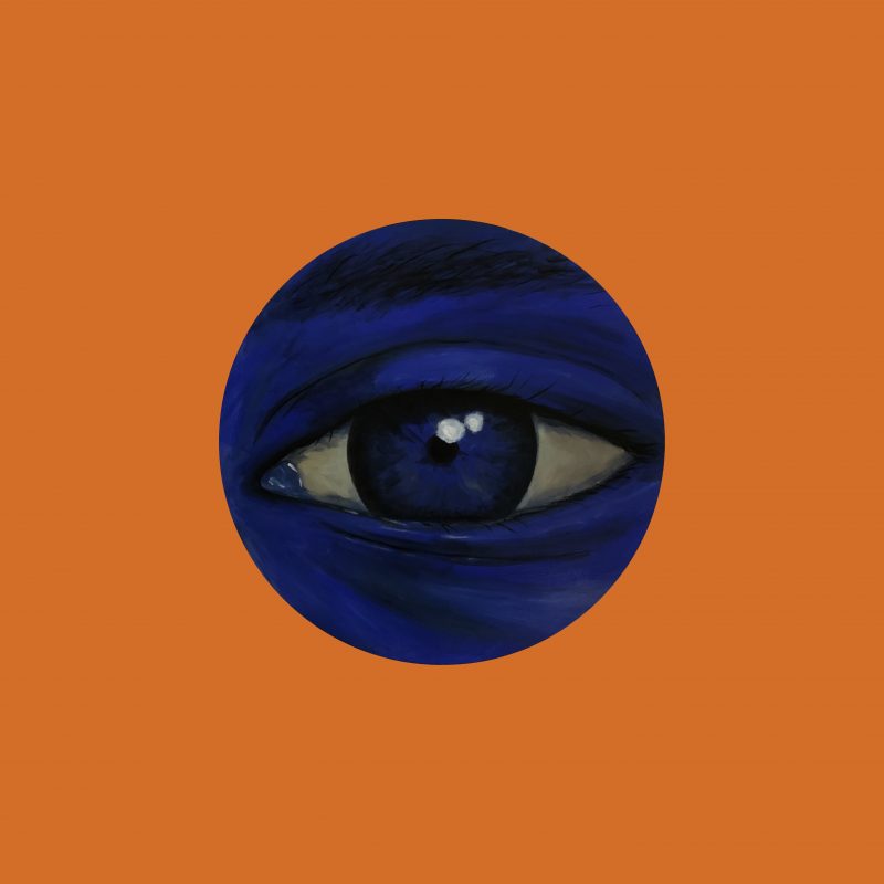 Blue eye through an orange field - explorations into the dual nature and the connection of our individuality & universality.