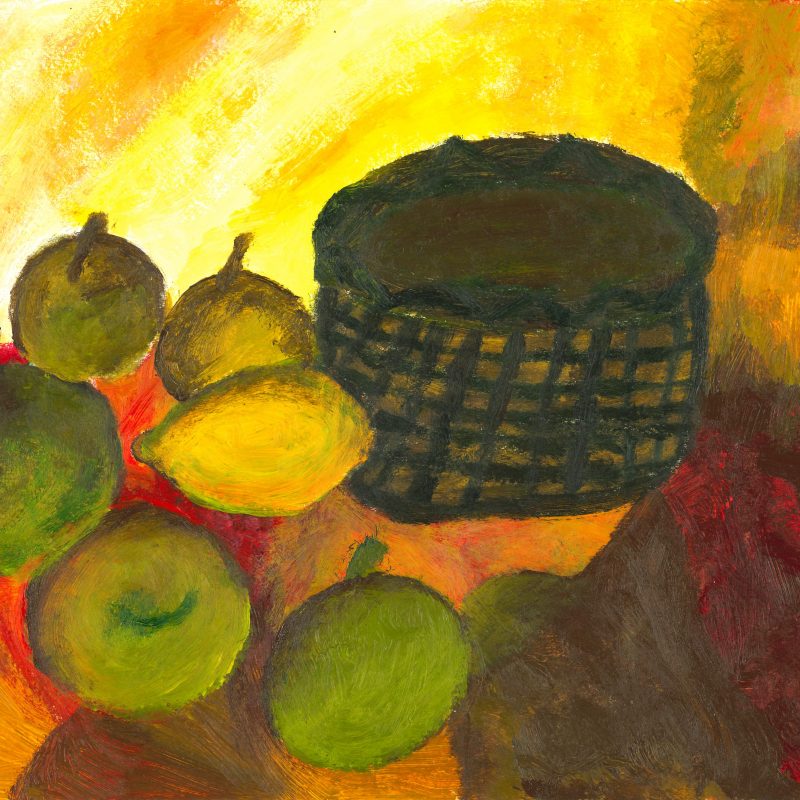A painting of fruit