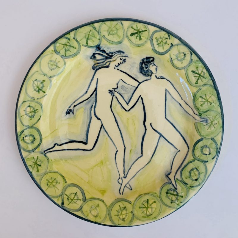 earthenware plate