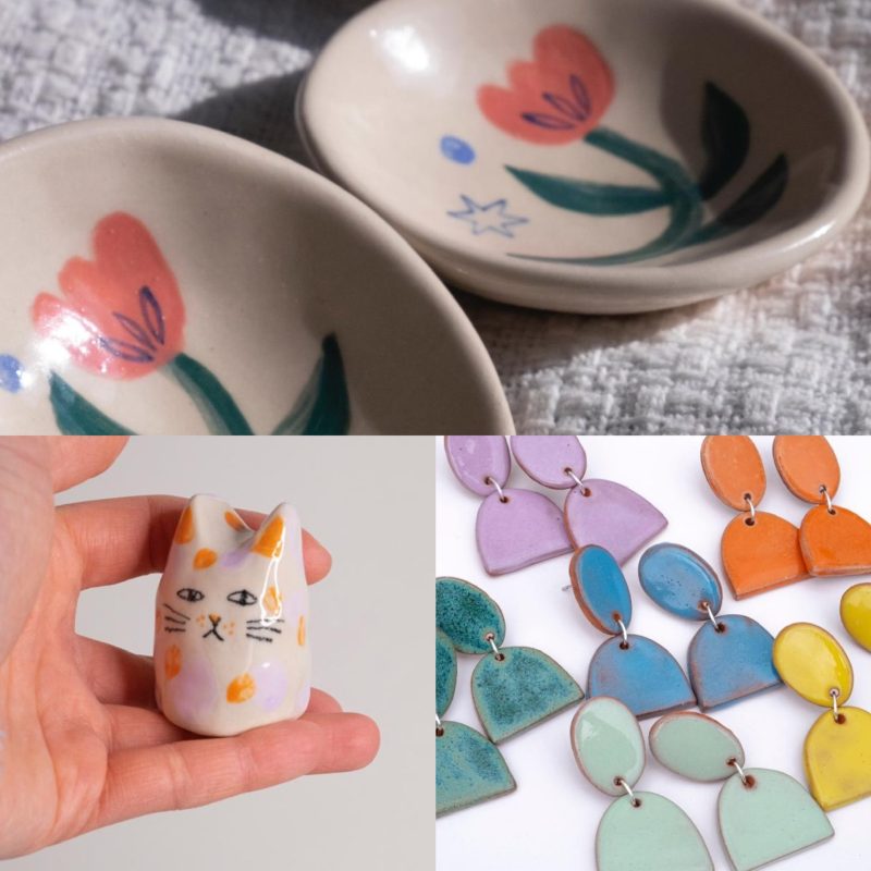 Various ceramics by Lili Toth Studio