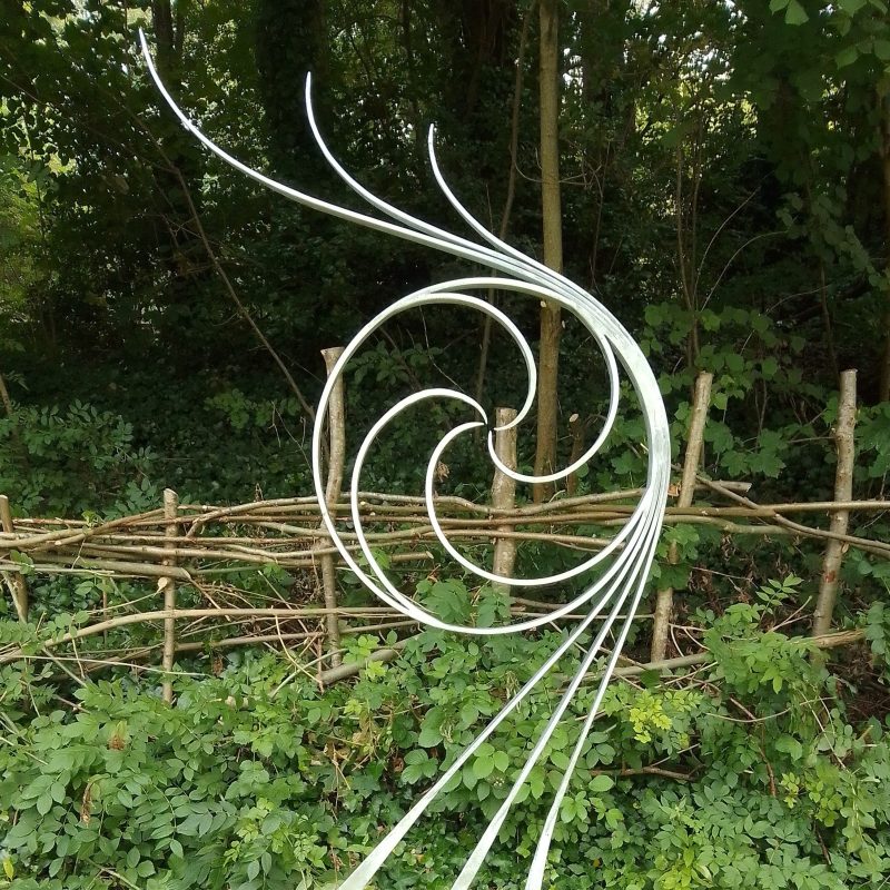 A sculpture designed to extress momentum