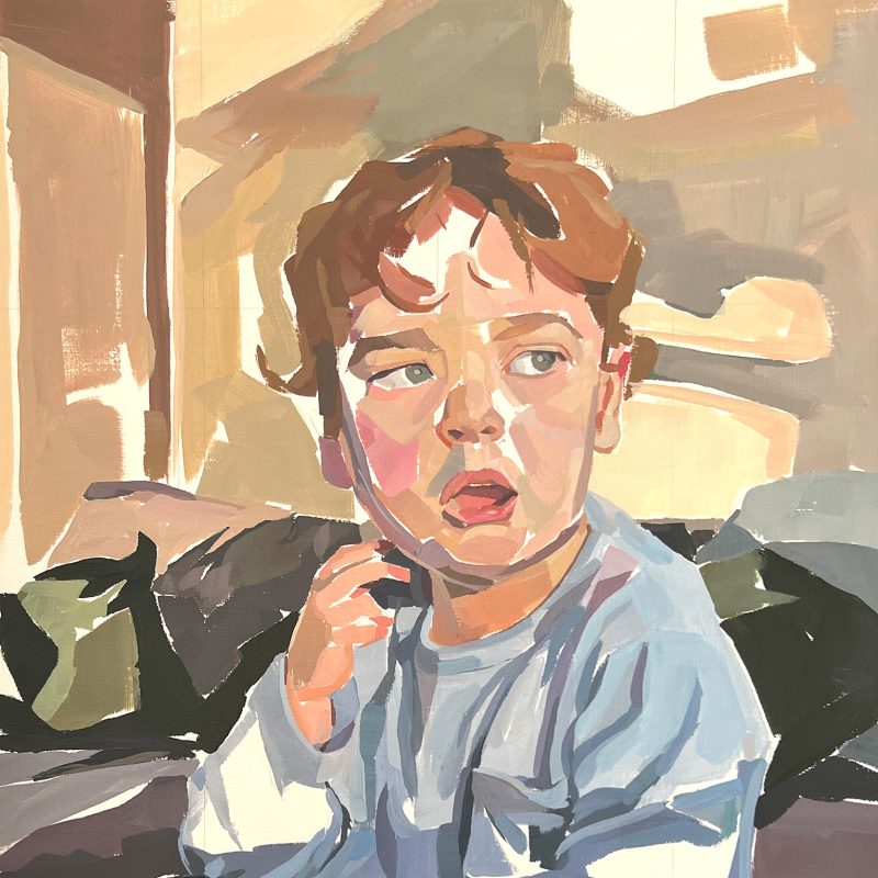 portrait of a young boy 