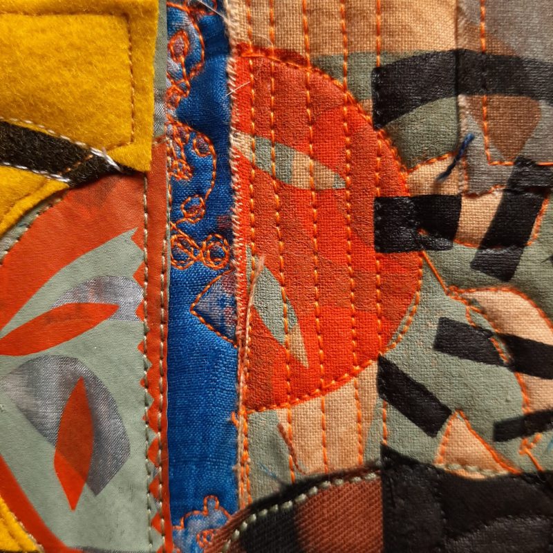 Wall Textile Art Detail