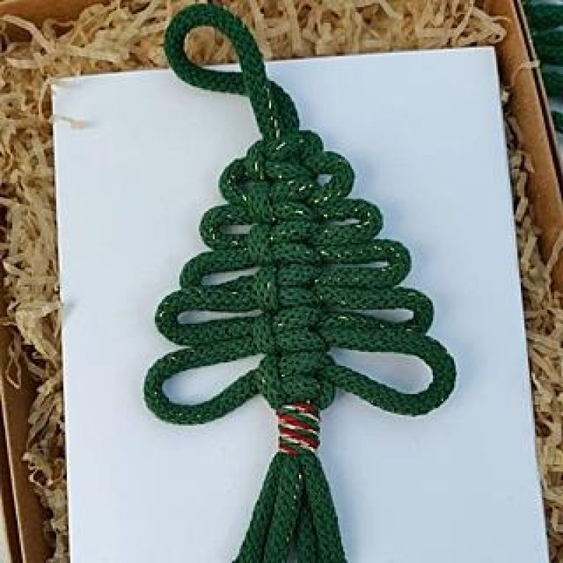 Christmas Card and Decoration in one with the Christmas Tree ornament which you can take off the card and hang wherever you want 