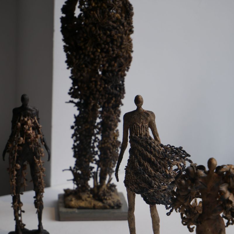  Sculptured Bronze figures 