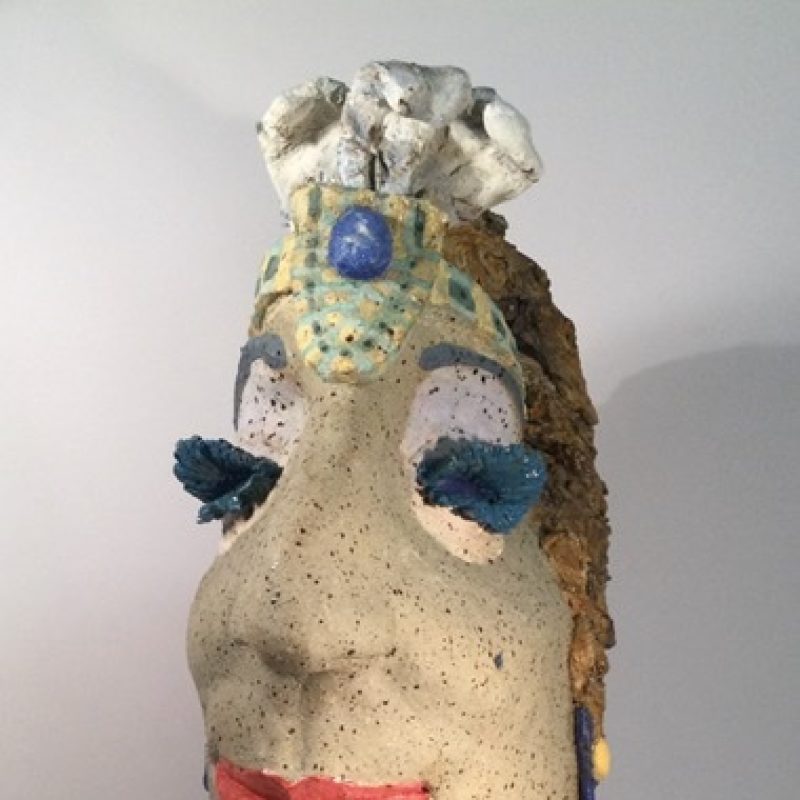Ceramic Head of a Drag Queen