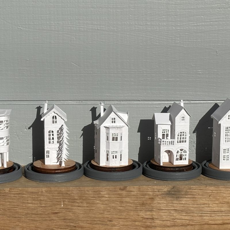 Mini Papercut Houses