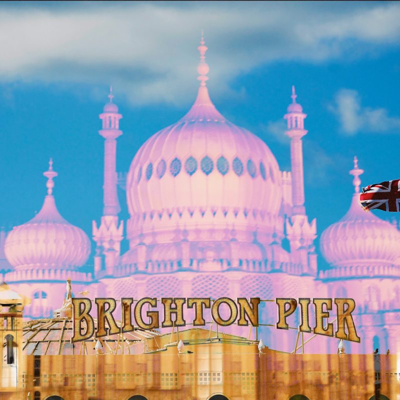 Pink Brighton Pavilion Photograph