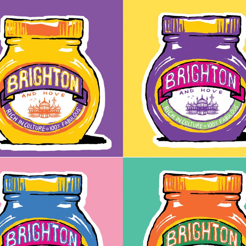 Brighton Marmite Print