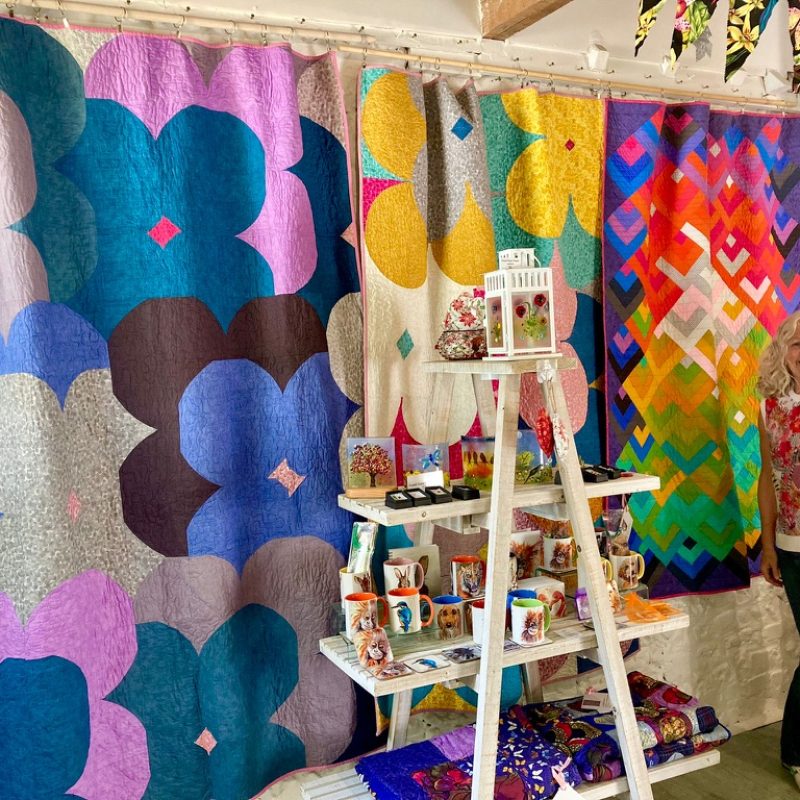 Louise Elizabeth makes beautiful quilts which become family treasures. She also makes a variety of sewn items including cushions, hotwater bottle covers, bag's, book covers and much more.