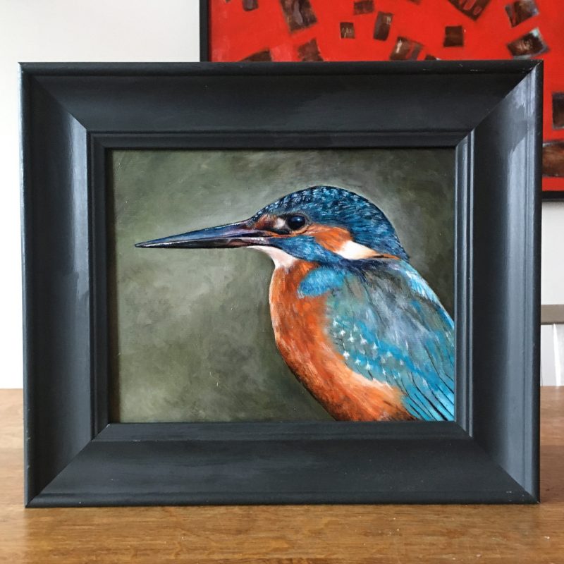 Portrait of a kingfisher