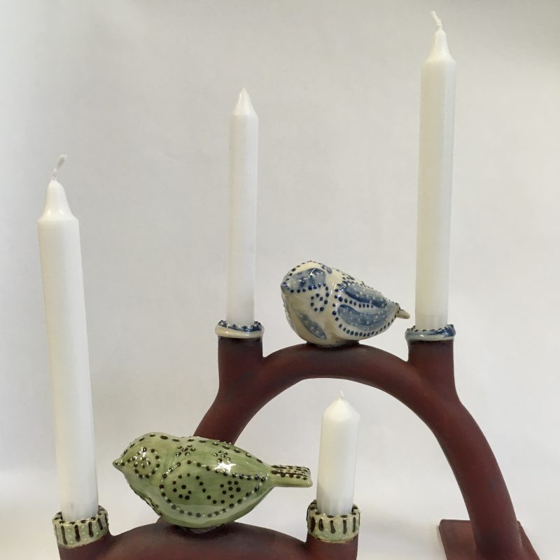 Candlestick with Birds
