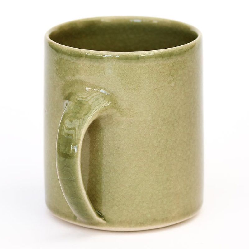 A handmade ceramic mug