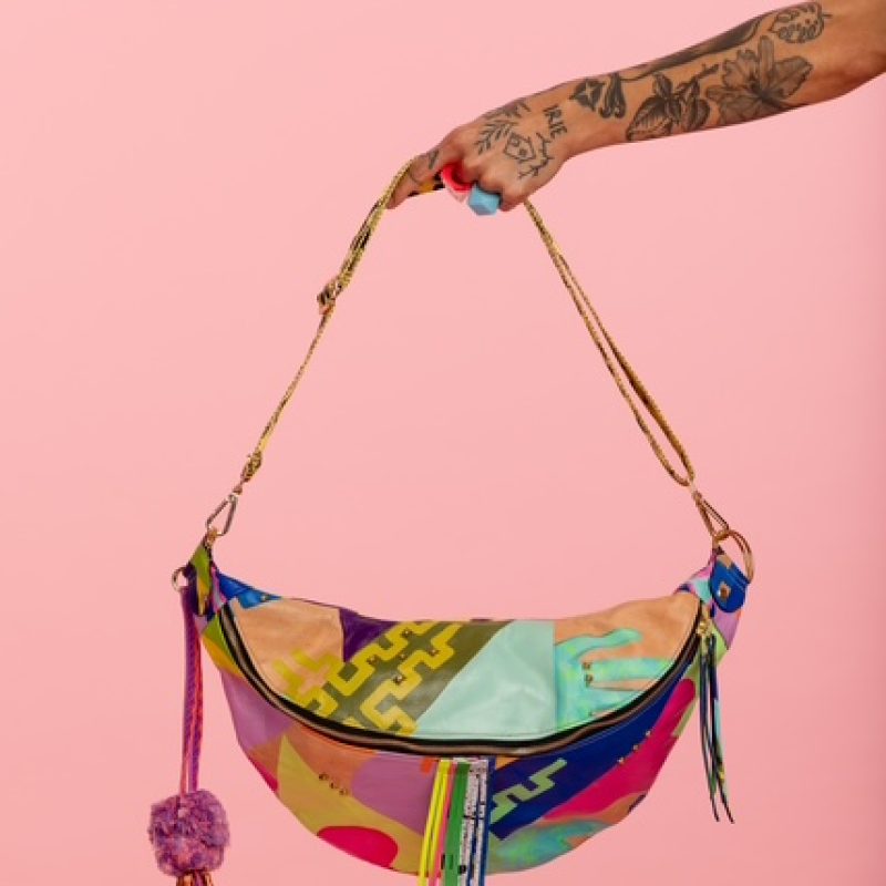 Colourful hand bag