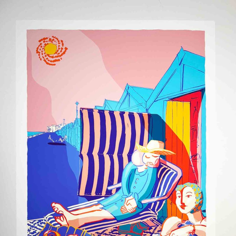 One summer, my friends Sarah and Helen asked me to join them at their beach hut in Hove. It was a sweet, still time. Helen dozed, light as a leaf, while Sarah looked out to sea—like some old stone craft from far-off lands. On warm days, these huts become spots of ease, where kin and friends meet in joy