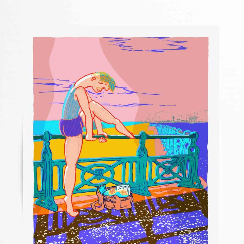 On workdays, when my work and life are in fair stead, I dash to the shore at midday, a bite and drink in hand. A quick dip in the sea stirs me, leaving me bright-eyed and ready to meet the world.