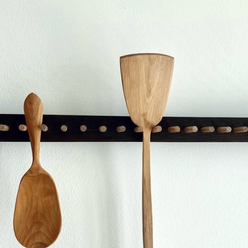 Carved wooden spoons