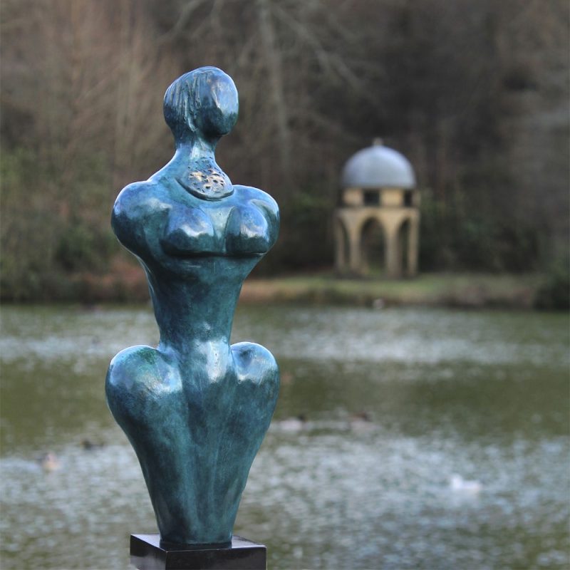 African torso in bronze