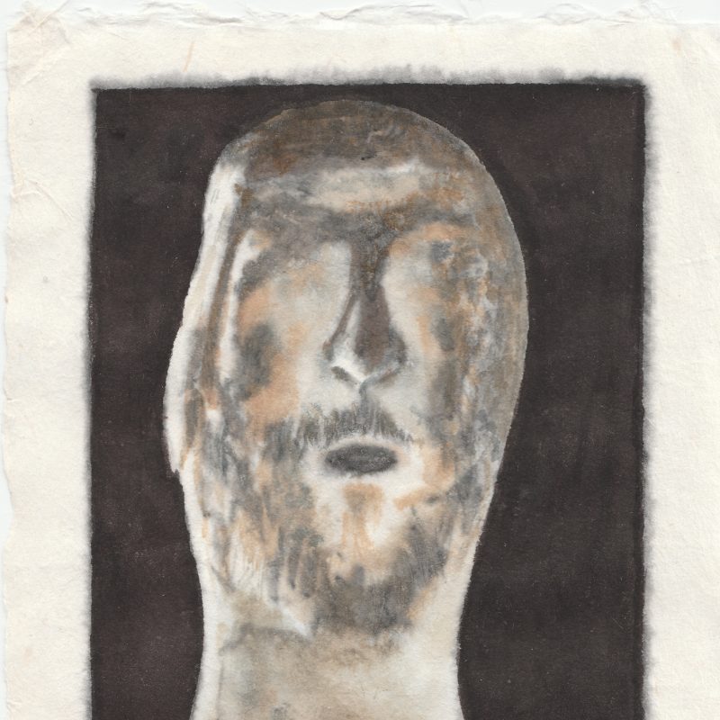 portrait of clay head