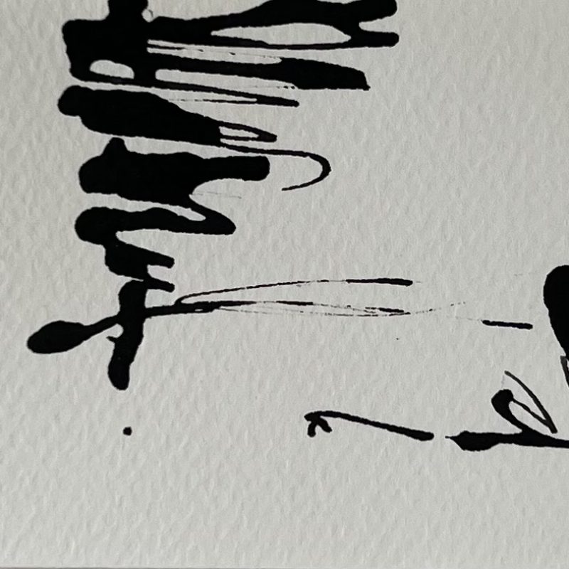 Pen and ink depiction of the unseen shapes in the Downs 