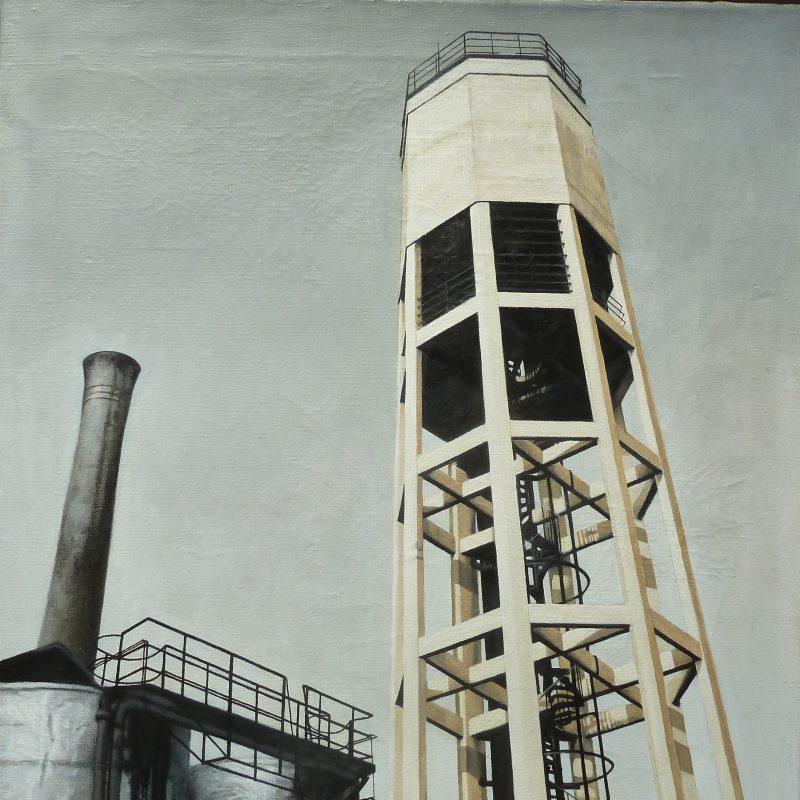 water tower at Kings Cross