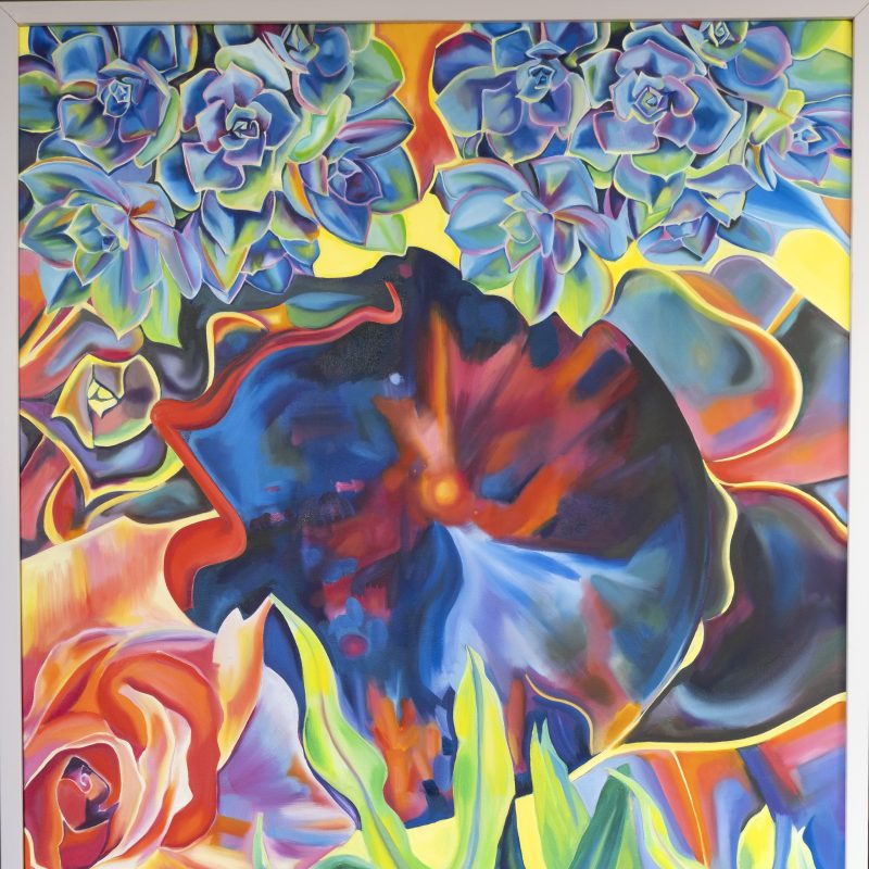 Colourful botanical painting