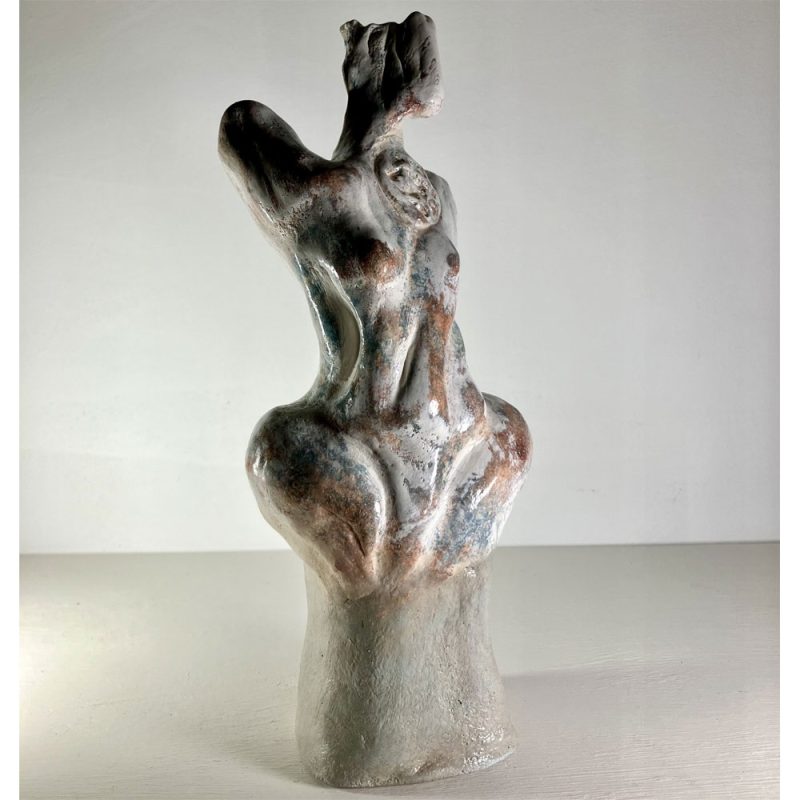 abstract sculpture of female nude