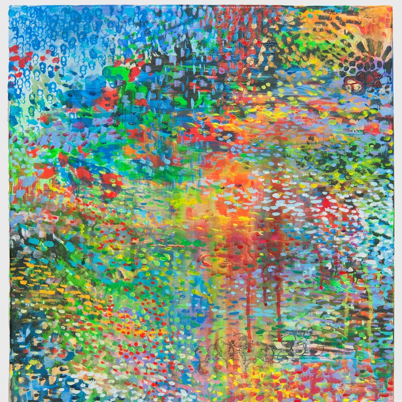 Colourful abstract painting