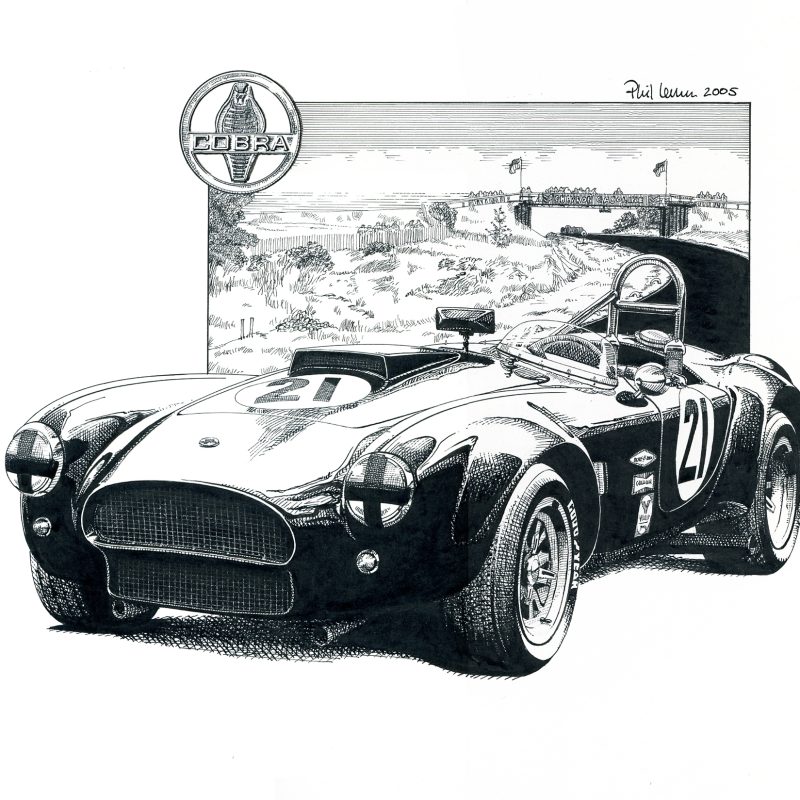Drawing of an AC Cobra