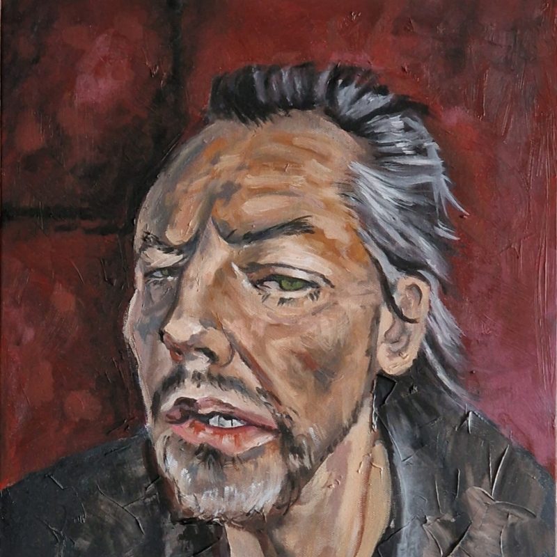 Self portrait of the artist