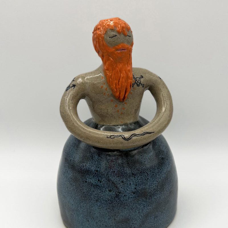 Ceramic Figurine of a swimmer on Brighton Beach