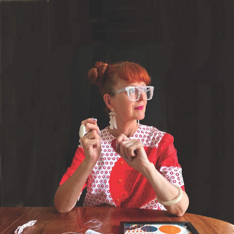 Image of artist Atelier Bricolage who makes things from waste.